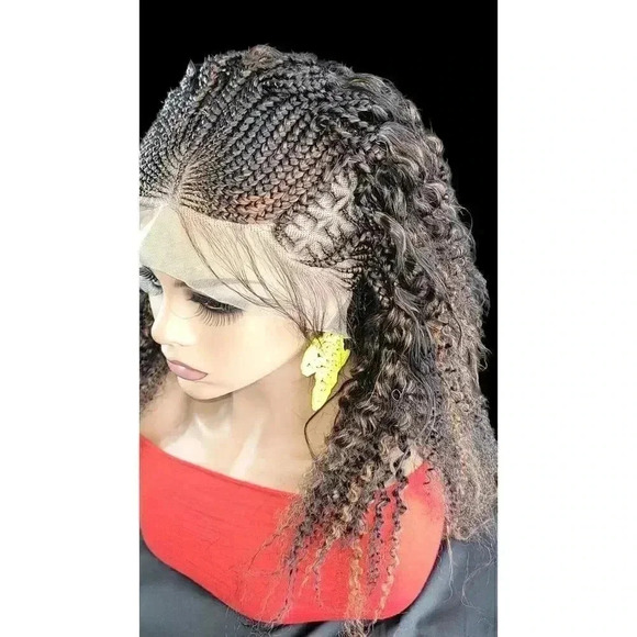 Handmade BraidedLace Wigs for Working Women -Versatile, Lightweight, NWT Ombre - Picture 14 of 15